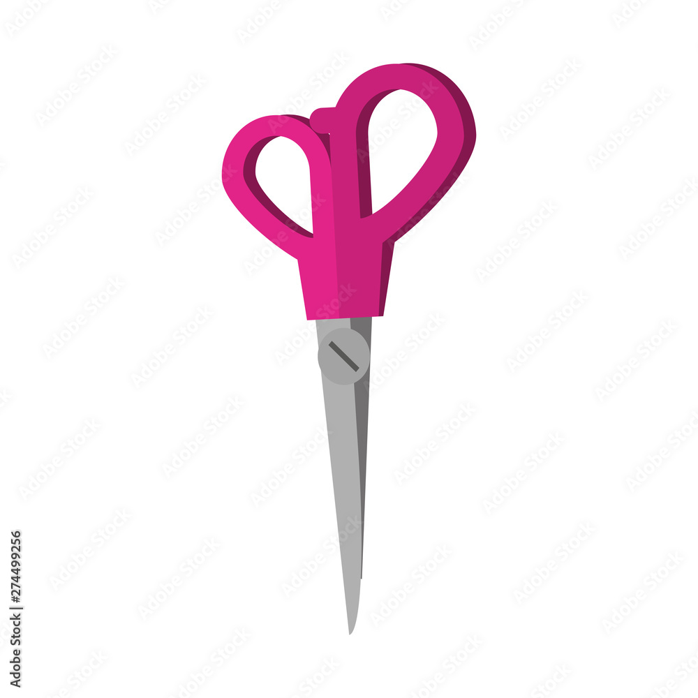 Scissor school utensil isolated symbol Scissor school utensil isolated symbol