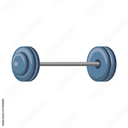 Gym iron weight isolated symbol