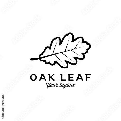 oak leaf logo design