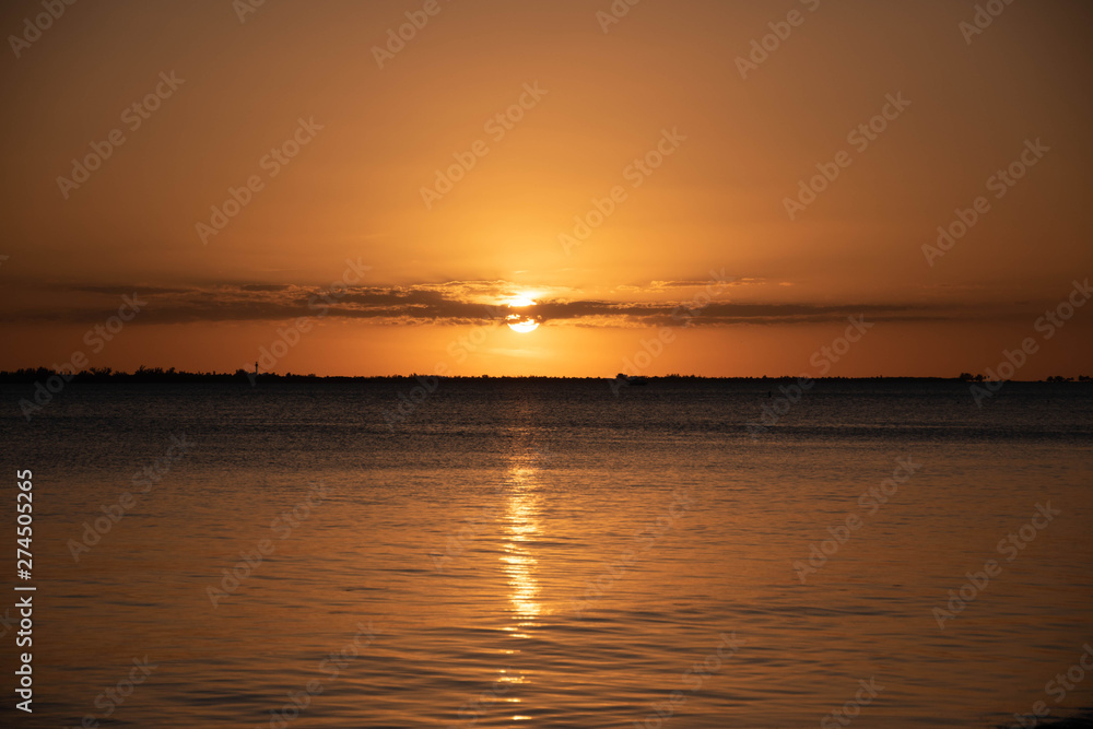 sunset at sea sunset at sea