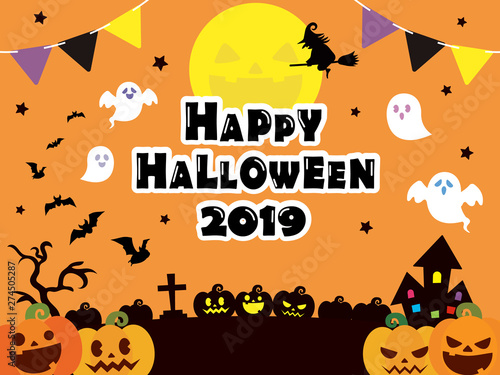 ハロウィーン背景4