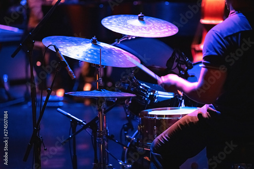 Quadro su tela ミュージシャン ドラマー