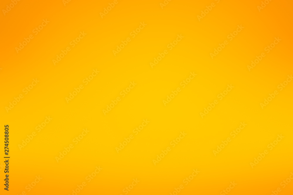 Abstract blurred vibrant orange with gradient vignette background.