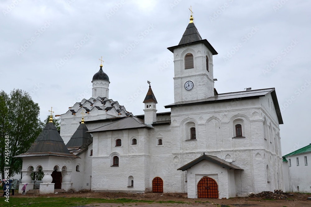 Church of the Intercession of the blessed virgin with a refectory in the Alexander Svir monastery