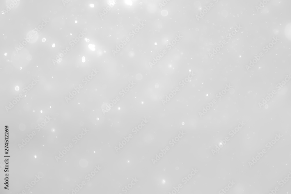 White and Silver lights on bokeh abstract background. White and Silver lights on bokeh abstract background.