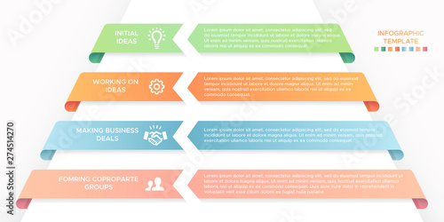 Business Infographic Design Template, Steps Workflow Diagram, Options Chart, , List Items, Number Infograph