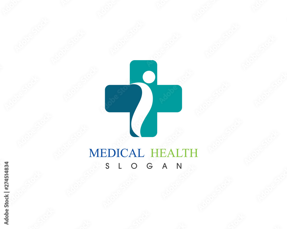 Medical People care logo template vector health