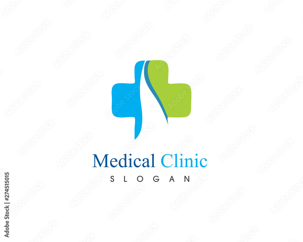 Medical clinic logo and design vector health Medical clinic logo and design vector health