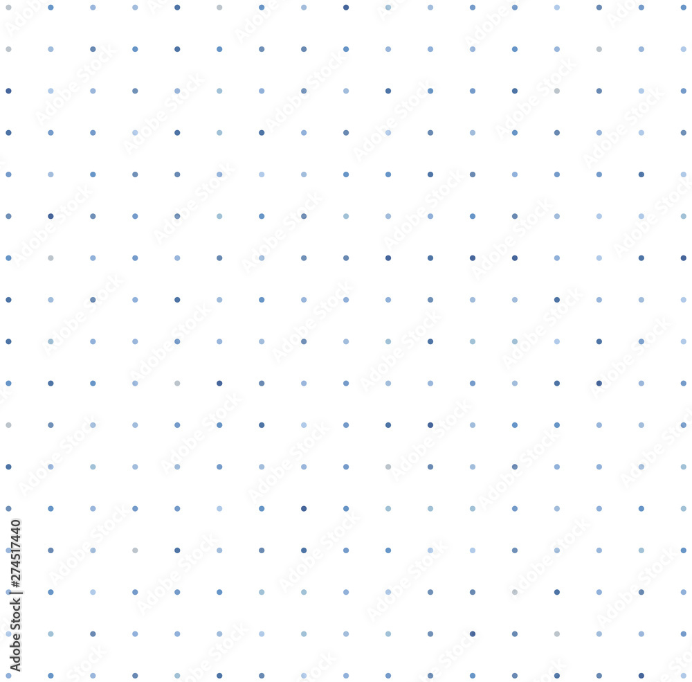 Blue dots on white background Blue dots on white background