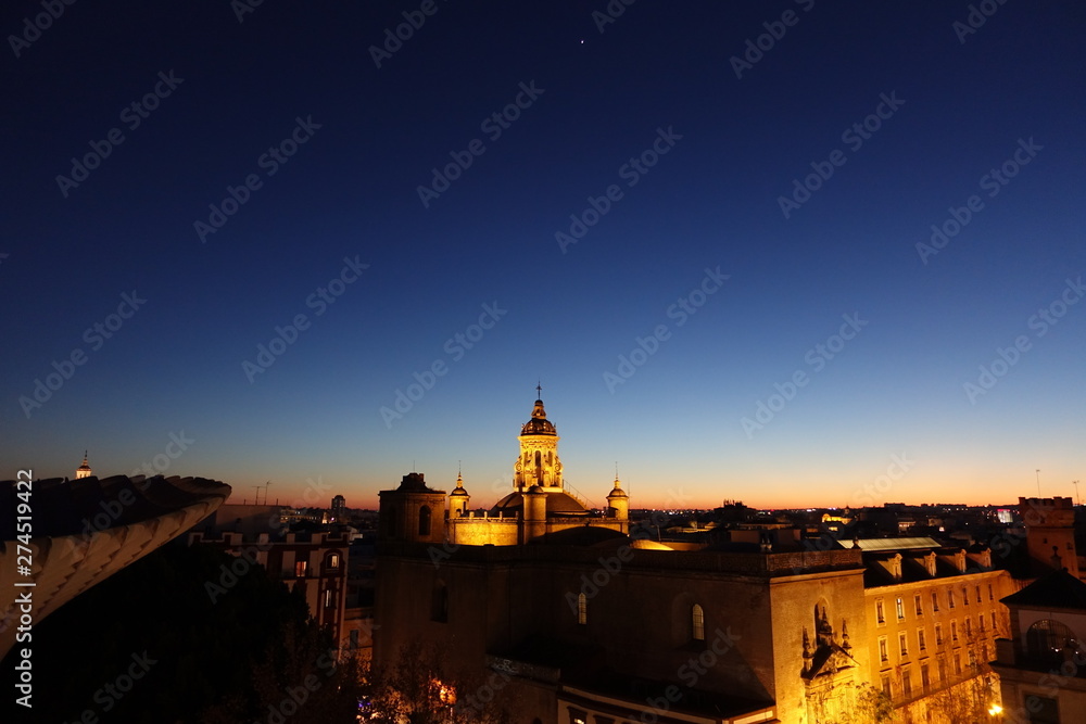 Obraz premium Seville Cathedral of Spain beautiful scenery
