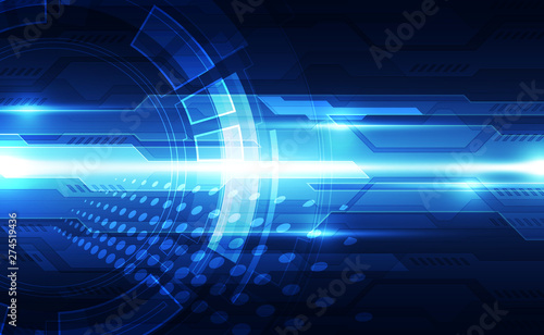 vector future digital speed technology concept, abstract background illustration