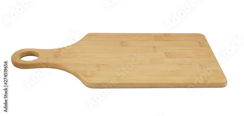 New wooden cutting board isolated