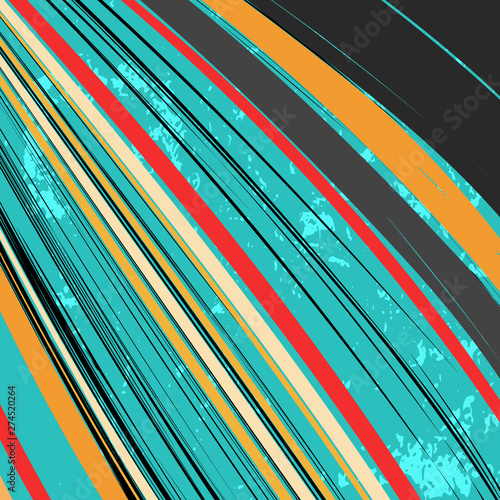 Abstract geometric colored background in the style of graffiti. Qualitative illustration for your design