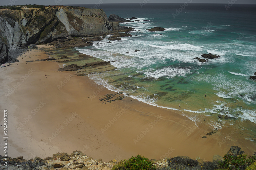 hiking on a pilgrim´s path in odeceixe, portugal
