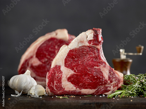 Fotografie fresh raw beef steak meat