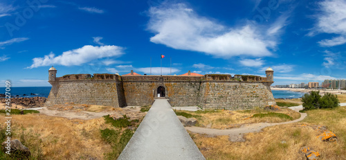 The Fort of São Francisco do Queijo (often referred to as the Castle of Cheese) near Porto, Portugal