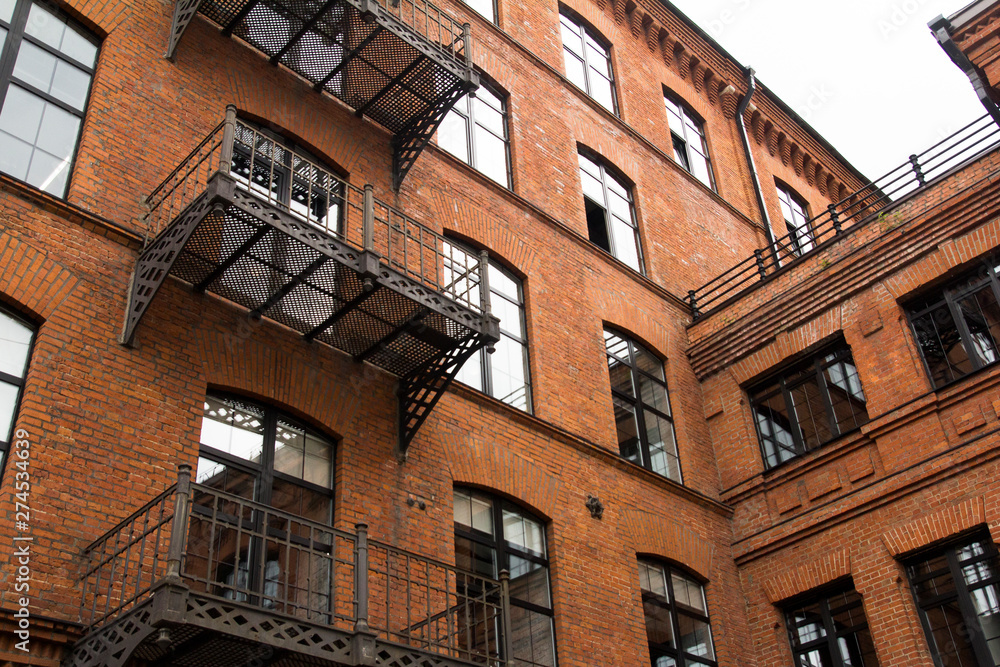 Fototapeta premium Old brick building