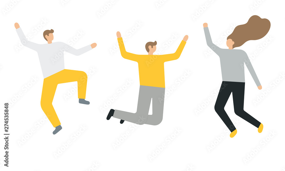 Set of business people flat icons. Flat style modern Set of business people flat icons. Flat style modern