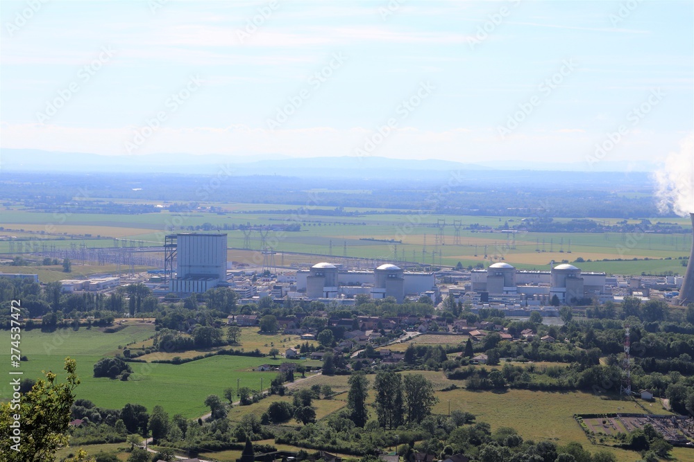 Centrale nucléaire du Bugey - Département de l'Ain - France