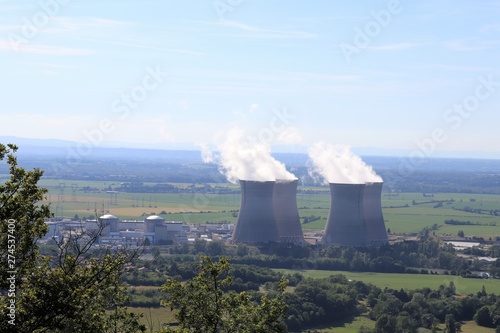 Centrale nucléaire du Bugey - Département de l'Ain - France photo