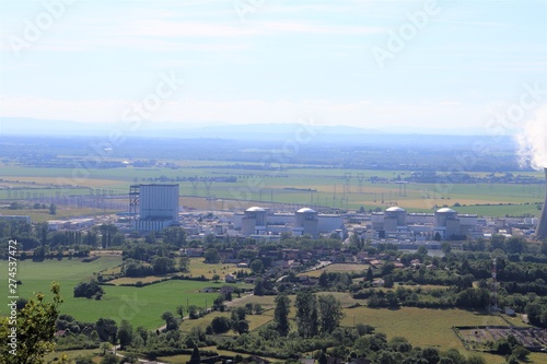 Centrale nucléaire du Bugey - Département de l'Ain - France © ERIC