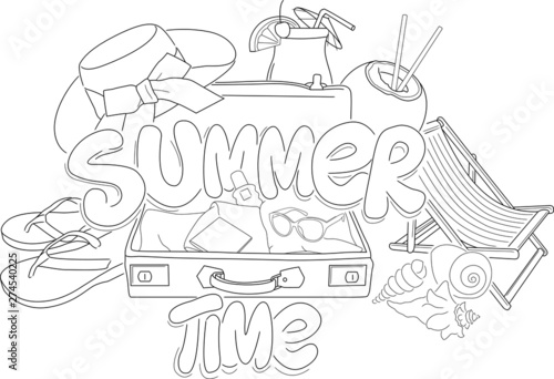 summer vacation stilllife