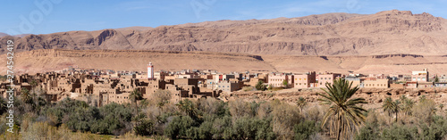 Panorama des Gorges du Todgha, Tinghir, Maroc