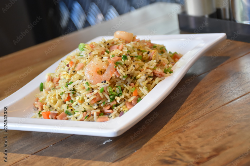 Yangzhou fried rice stock photo Yangzhou fried rice stock photo