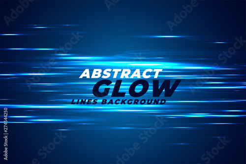 abstract blue light effect glows background