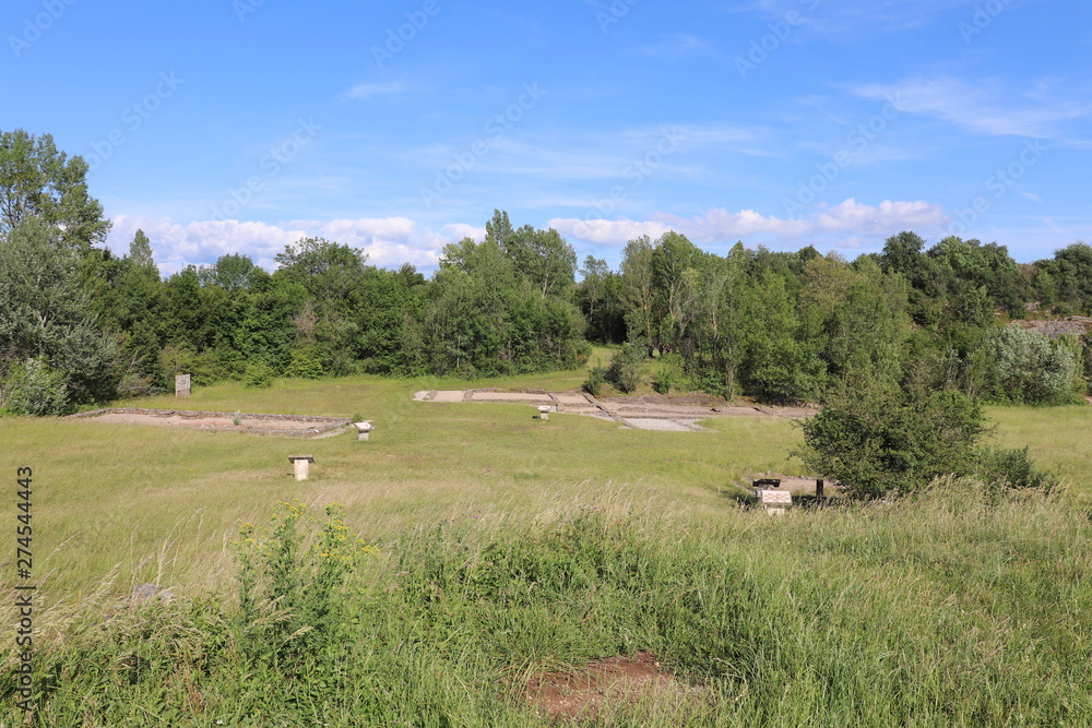 Site archéologique de Larina et ses vestiges romains - Commune de Hières sur Amby - Département de l'isère - France - Juin 2019
