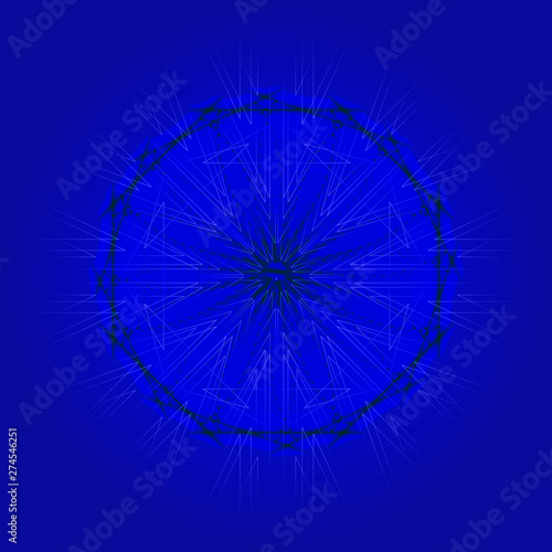 Abstract blue background. Decorative texture for design.