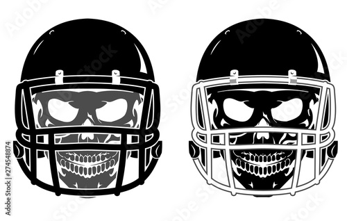 Football Skull Helmet