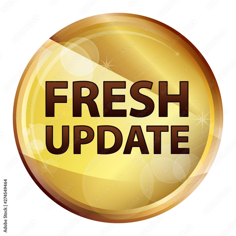 Fresh Update Abstract Brown Round Button