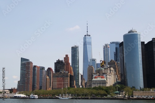 Skyline of New York City     USA