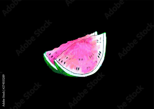 Delicious juicy watermelon