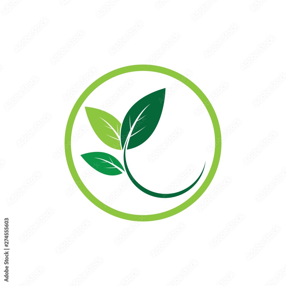 Logos of green leaf ecology nature element vector icon Logos of green leaf ecology nature element vector icon