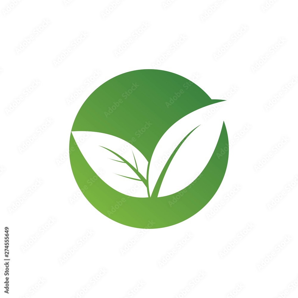Logos of green leaf ecology nature element vector icon Logos of green leaf ecology nature element vector icon