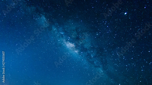 Fototapeta Naklejka Na Ścianę i Meble -  Noise,Milky way galaxy with stars and space in the universe background at thailand