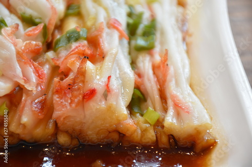 rice roll with prawn