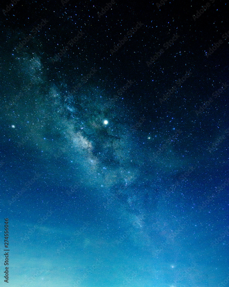 Noise,Milky way galaxy with stars and space in the universe background at thailand