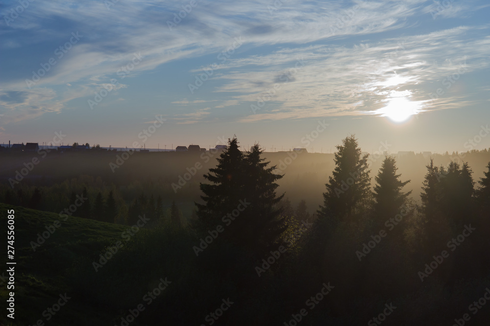 Obraz premium Solar fog