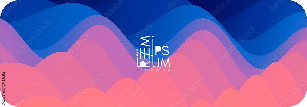 Naklejka premium Abstract background with dynamic effect. Motion vector Illustration. Trendy gradients. Can be used for advertising, marketing, presentation.