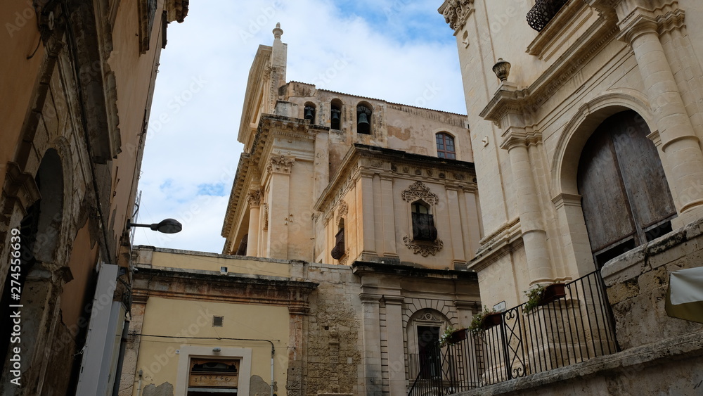 Noto, province of Syracuse, Sicily. The city of Noto is listed among the UNESCO World Heritage Sites, and one of the most remarkable examples of the sicilian baroque style.