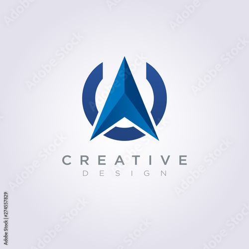 Compass Vector Illustration Design Clipart Symbol Logo Template