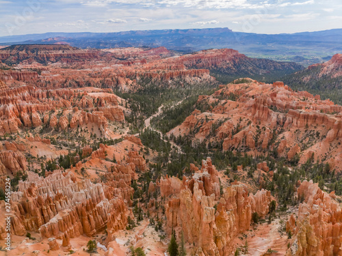 Morning view of the famous Bryce Canyon National Park from Inspiration Point