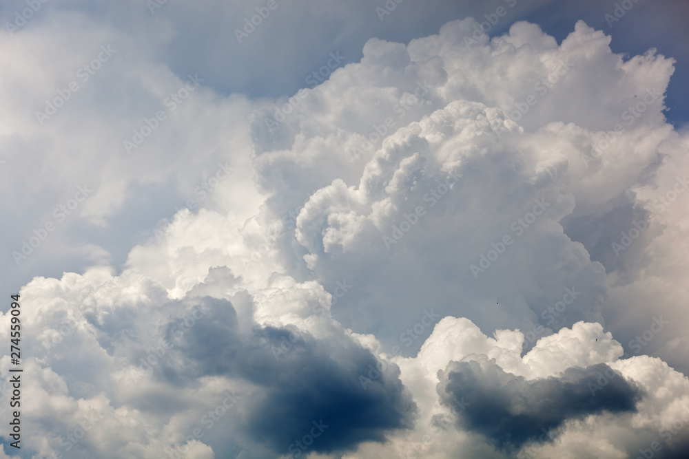 Clouds and bright blue sky background Clouds and bright blue sky background