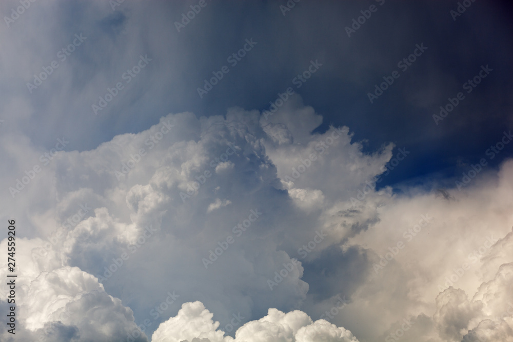 Clouds and bright blue sky background Clouds and bright blue sky background