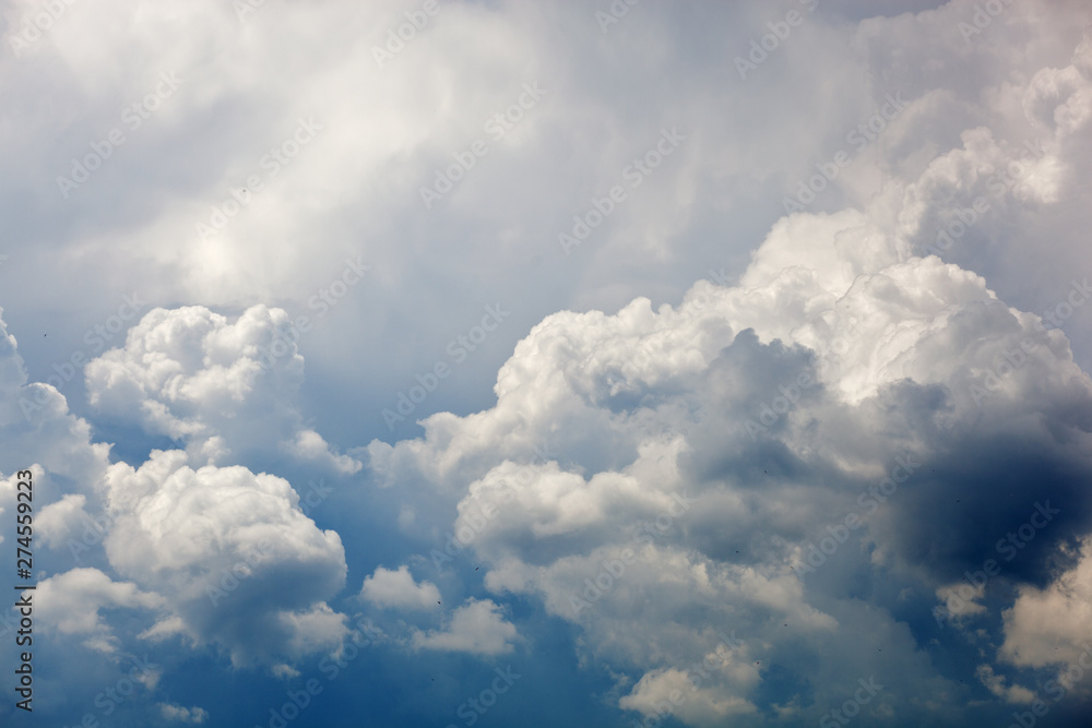 Clouds and bright blue sky background Clouds and bright blue sky background