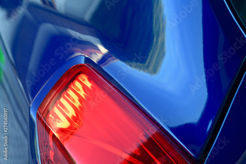 detail of car roof egding border  photo