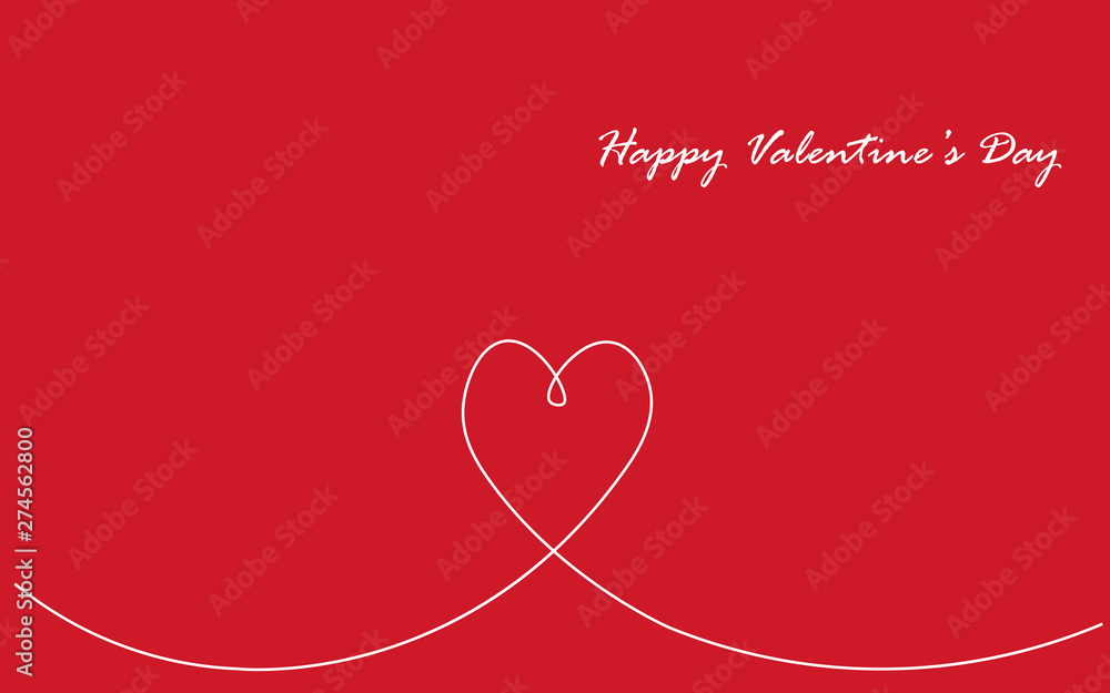Valentines day card with love heart, vector illustration Valentines day card with love heart, vector illustration
